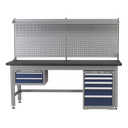 Sealey Premier Industrial API1800COMB02 Complete Industrial Workstation / Workbench & Cabinet Combo 1.8m
