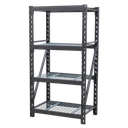 Sealey AP6372 Heavy-Duty Racking Unit with 4 Mesh Shelves 640kg Capacity Per Level - Industrial Workshop Storage