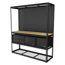 Sealey APMWBCOMBO1 Heavy-Duty Modular Workbench & Racking Kit - 300kg Capacity Per Level