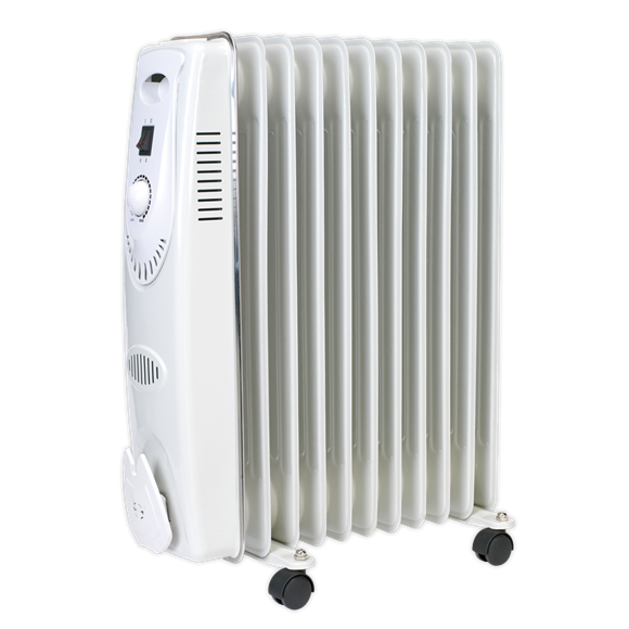Sealey RD2500 11-Element Oil-Filled Radiator 2500W / 230V