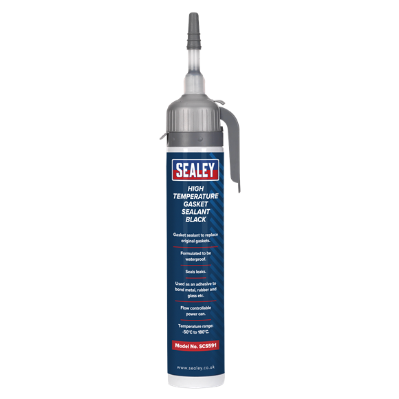 Sealey SCS591 High Temperature Gasket Sealant Black 200ml