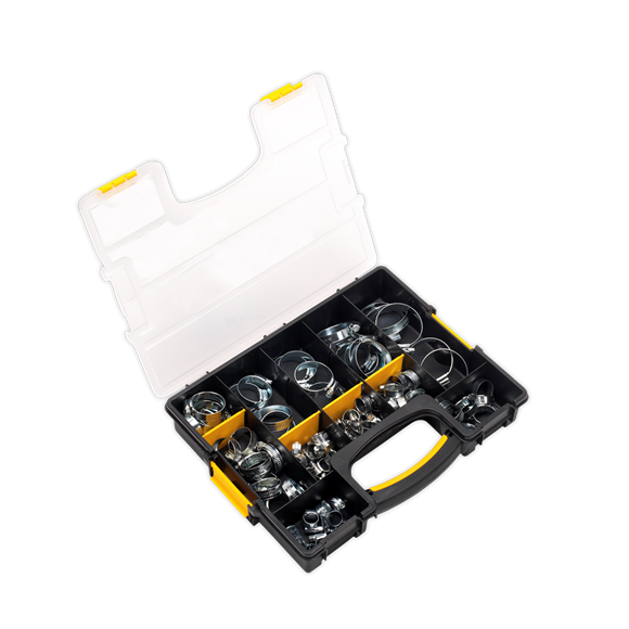 Sealey SHC85AC Hose Clip Assortment 8-57mm 85pc