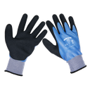 Sealey SSP49XL 1 Pair of Automotive Waterproof Latex Gloves, X-Large - Pair