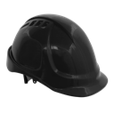 Sealey 502BLK Vented Safety Helmet - Black - Conforms to BS EN397.