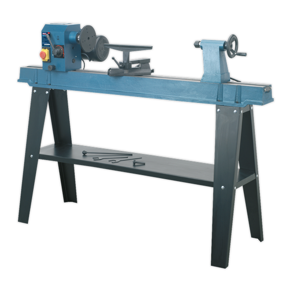 Sealey SM1100 Wood Lathe 10-Speed 1100mm Centres - 550W induction motor