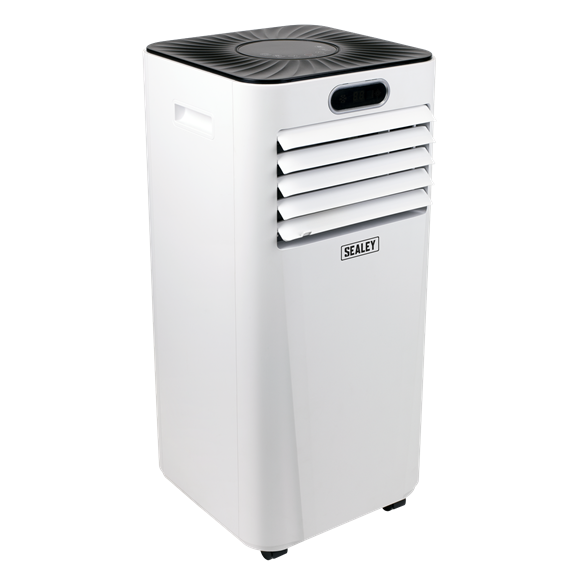 Sealey SAC5000 3-in-1 Portable Air Conditioning Unit with Window Sealing Kit 5,000Btu/hr with ventilation and dehumidifying functions