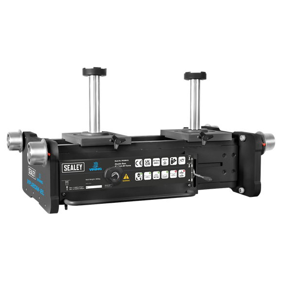 Sealey VPJ20M-2L Automotive Vehicle Heavy Duty Double Ram Pit Jack 20 Tonne