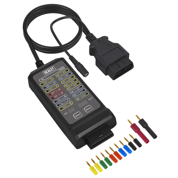 Sealey VS8813 OBD Breakout Box 16-Pin 12V/24V - Vehicle ON-BOARD OBDII / EOBDII DIAGNOSTIC PORT Testing