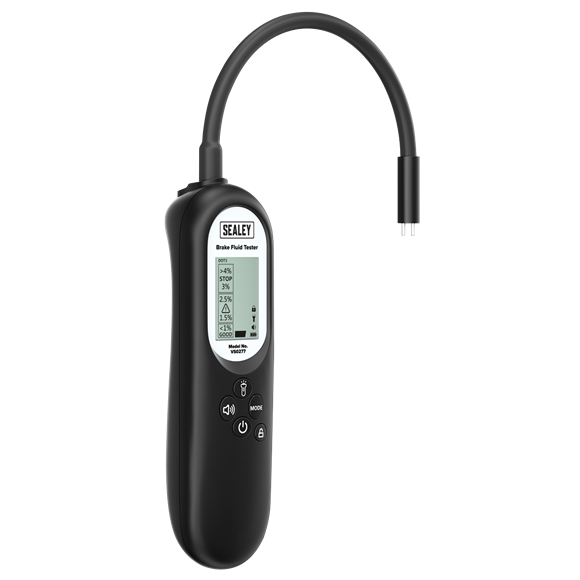 Sealey VS0277 Long Neck Automotive Vehicle Brake Fluid Tester for DOT3, DOT4 and DOT5.1