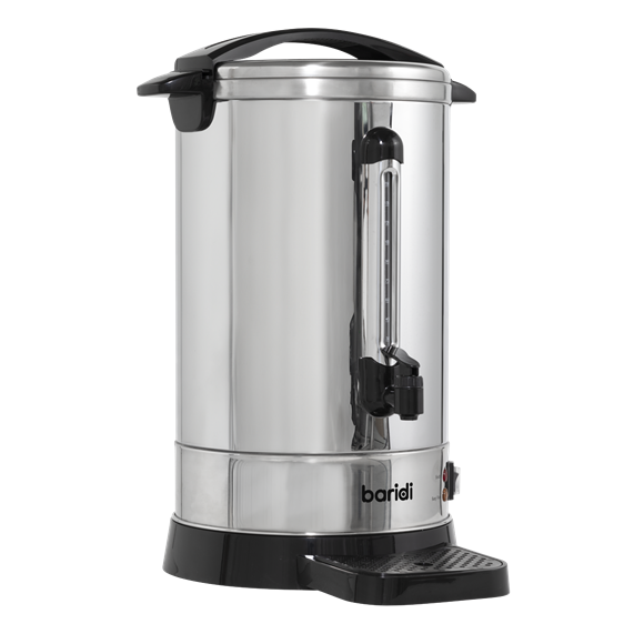 Sealey DH270 Baridi Hot Water Boiler, Tea Urn, 20L Capacity, Stainless Steel