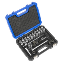 Sealey AK758 Master Oil Drain Plug Removal Kit 33pc. Master kit for removing oil drain plugs from engines, gearboxes and back axles.