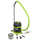 Sealey PC150BV BuilderVac®15L M Class Vacuum Cleaner Wet & Dry with Stainless Steel Drum 1400W/230V - FILTER SHAKE / AUTO START / ACCESSORIES Included