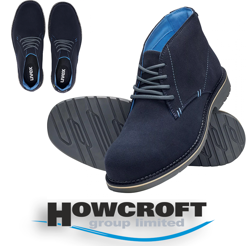uvex 84272 1 business lace-up boot - formal PPE safety boots S3 SRC, ESD, EU 39-52 / UK 6-16
