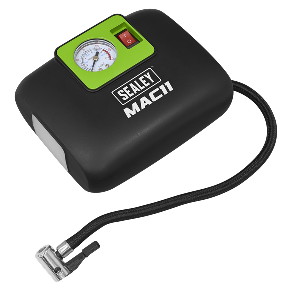 Sealey MAC11 Tyre Inflator with Worklight 12V