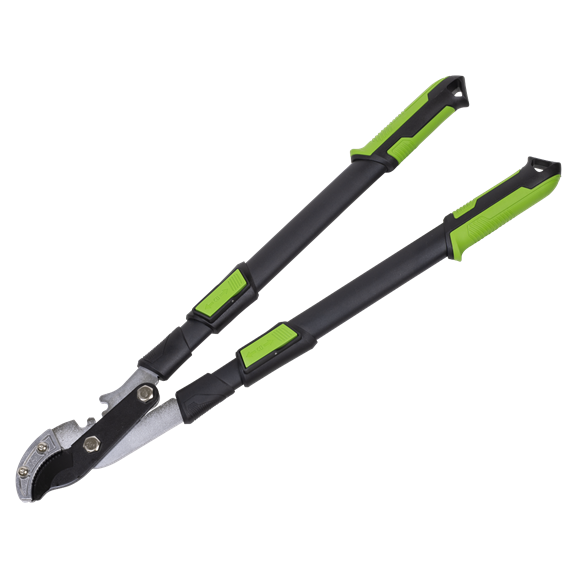 Sealey GTSG017 Telescopic Anvil Lopping Shears with Soft Grip Handle, Geared & Carbon Steel Blade