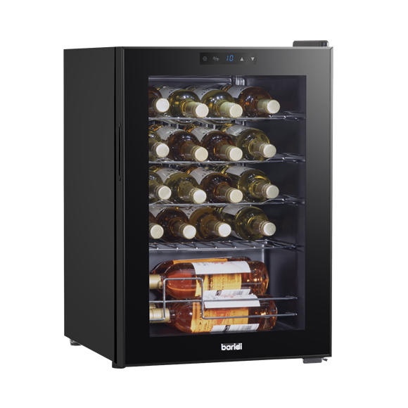 Sealey Baridi DH8 20 Bottle Tabletop Drinks Wine Bottle Fridge & Cooler 5-18°C 43 x 45 x 64cm
