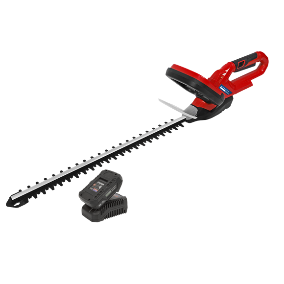 Sealey CHT20VCOMBO2 SV20 Series 52cm Cordless Hedge Trimmer 20V 2Ah with Battery & Charger