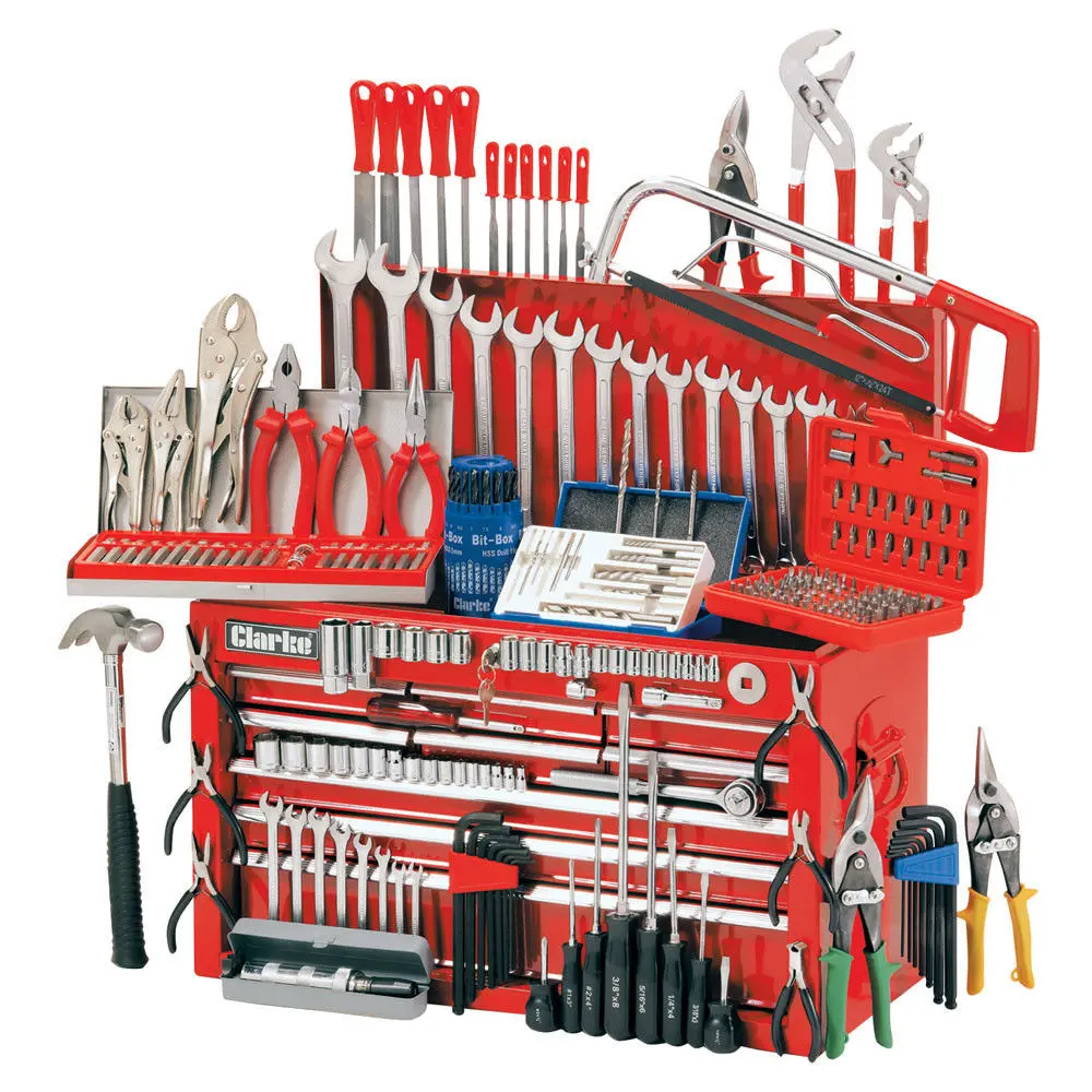 Clarke CHT634 Mechanics Tool Chest and Tools Package 1801634 / 5016086232568 