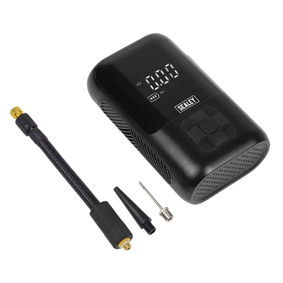 Sealey CTI130 Rechargeable Tyre Inflator & Power Bank with Worklight