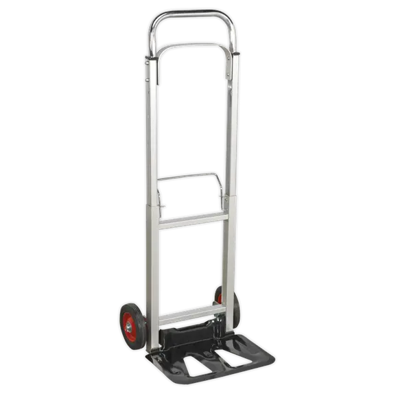 Sealey CST980 Aluminum Portable Folding Sack Truck 90kg Carrying Capacity, weighs only 7kg