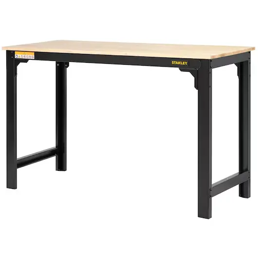 STST97998-1 STANLEY® Heavy-Duty Workbench - General purpose 60" with a 25mm Rubberwood Wood work top
