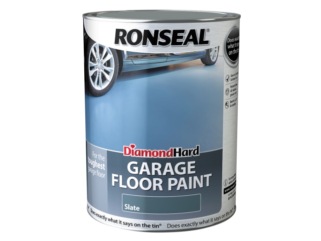 Diamond Hard Garage Floor Paint Slate 5 litre