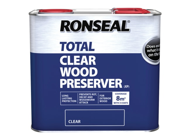 Trade Total Wood Preserver Clear 2.5 litre