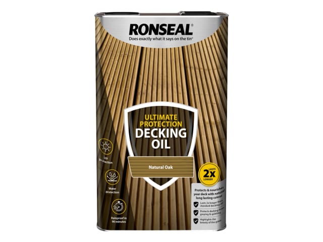 Ultimate Protection Decking Oil Natural Oak 5 litre