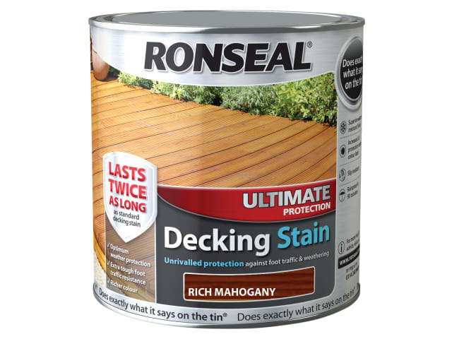 Ultimate Protection Decking Stain Rich Mahogany 2.5 litre