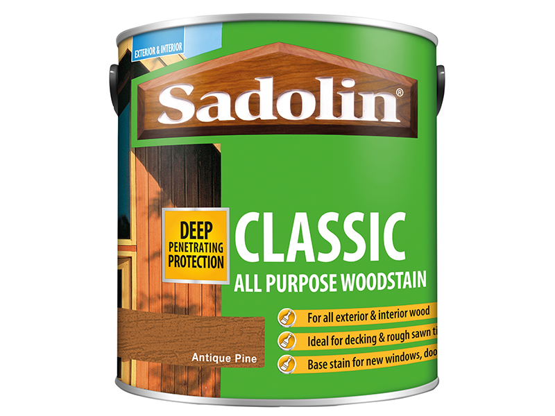 Classic Wood Protection Antique Pine 2.5 litre