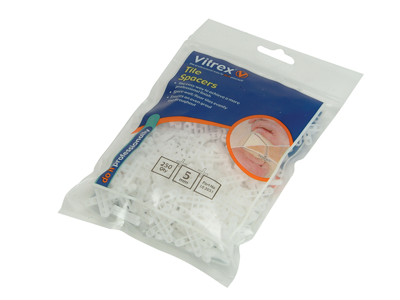 Floor Tile Spacers 5mm (Pack 250)