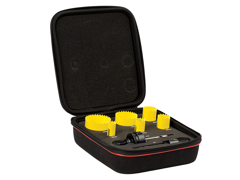 KFC06022 Fast Cut Bi-Metal Electrician's Holesaw Kit, 8 Piece