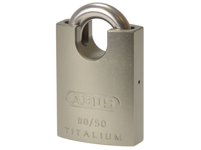 90RK/50 TITALIUM Padlock Closed Shackle Carded