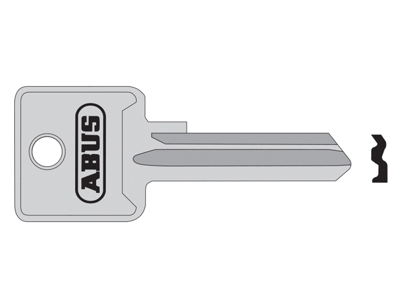 85/50 50mm +60 Left Hand Key Blank