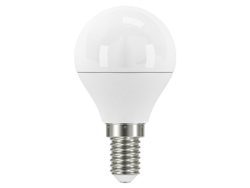 [ENGS8841] LED SES (E14) Opal Golf Non-Dimmable Bulb, Warm White 470 lm 5.2W
