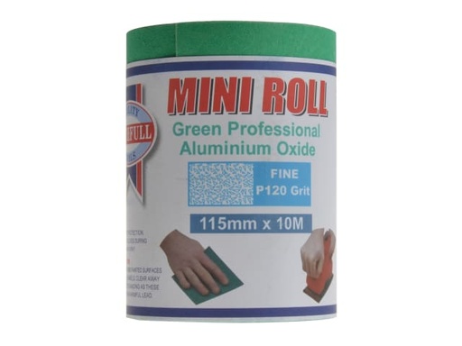 [FAIAR10120G] Aluminium Oxide Sanding Paper Roll Green 115mm x 10m 120G
