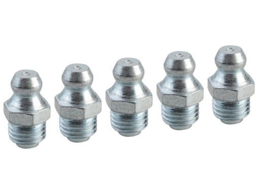 [FAIGGN8100M] Grease Nipple Straight M8 x 1.0 (Pack 5)