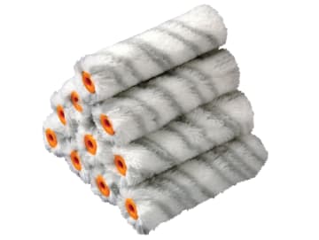 [STASTRMGR10] Medium Pile Silver Stripe Sleeve 100mm (4in) 10 Pack