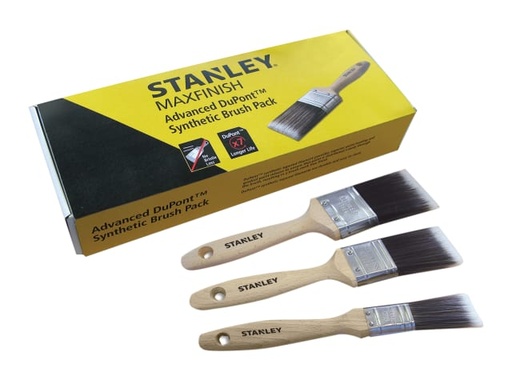 [STASTPPSS0S] MAXFINISH Advanced Synthetic Paint Brush Set of 3 25 38 & 50mm