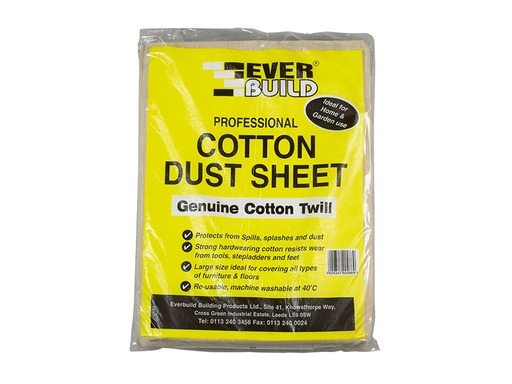 [EVBDUST] Cotton Dust Sheet 3.6 x 2.7m