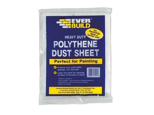 [EVBPOLYDS129] Polythene Dust Sheet 3.6 x 2.7m