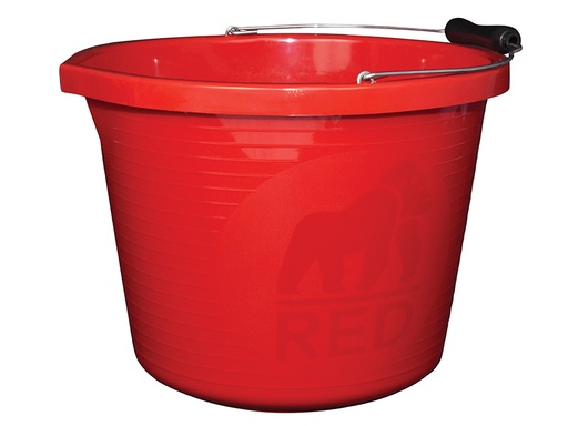 [GORPRMR] Premium Bucket 14 litre (3 gallon) - Red