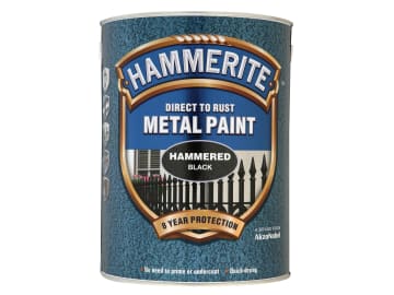 [HMMHFBL25L] Direct to Rust Hammered Finish Metal Paint Black 2.5 Litre