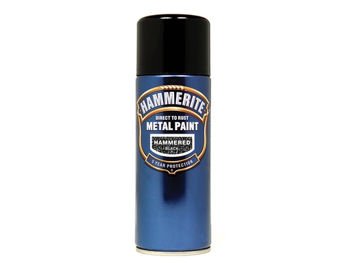 [HMMHFBLAERO] Direct to Rust Hammered Finish Aerosol Black 400ml