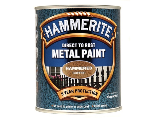 [HMMHFCO750] Direct to Rust Hammered Finish Metal Paint Copper 750ml