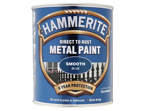 [HMMSFB750] Direct to Rust Smooth Finish Metal Paint Blue 750ml