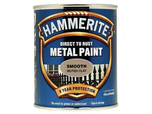 [HMMSFMC750] Direct to Rust Smooth Finish Metal Paint Muted Clay 750ml