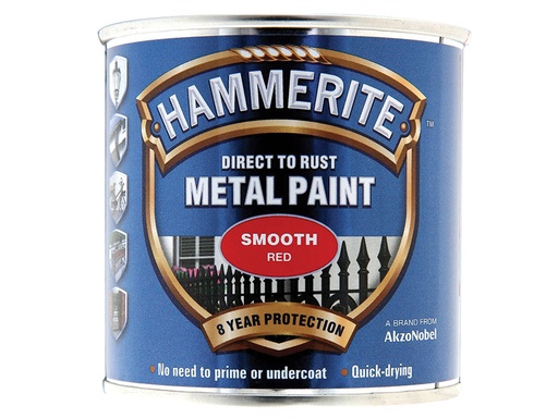 [HMMSFR250] Direct to Rust Smooth Finish Metal Paint Red 250ml