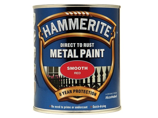 [HMMSFR750] Direct to Rust Smooth Finish Metal Paint Red 750ml