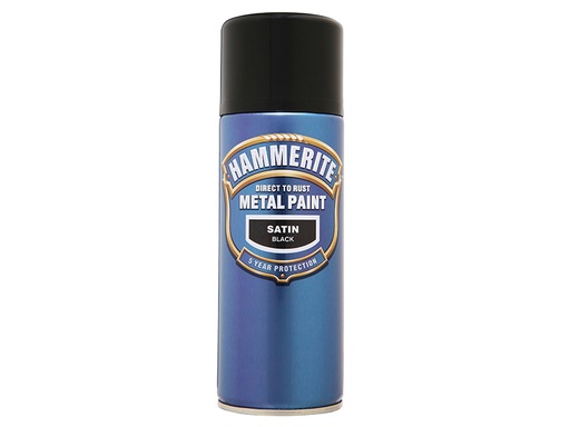 [HMMSFSBAERO] Direct to Rust Smooth Finish Aerosol Satin Black 400ml